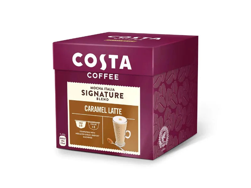 Costa Signature Blend Caramel Latte Dolce Gusto Coffee Capsules 16 C CAFELAX