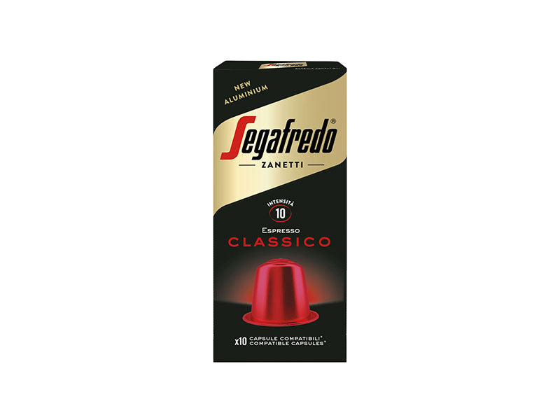 Café Cápsulas Aluminio Nespresso * Classico Segafredo 10 Un