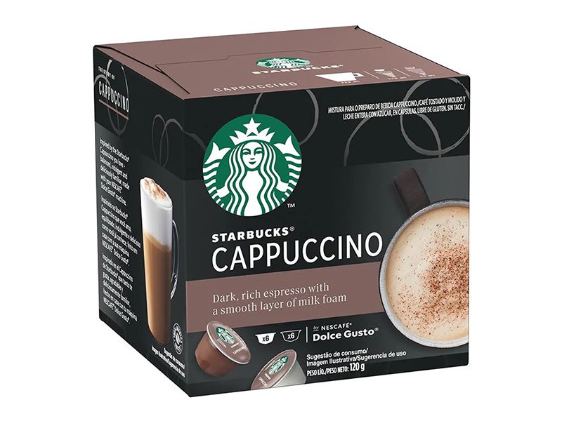 Starbucks Cappuccino Dolce Gusto Coffee Capsules - 12 Capsules – CAFELAX