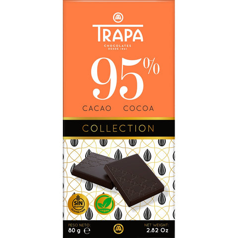 TRAPA Collection Chocolate BAR  95% 80g