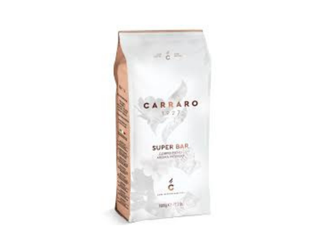 Carraro Super Bar whole Beans Coffee 1Kg