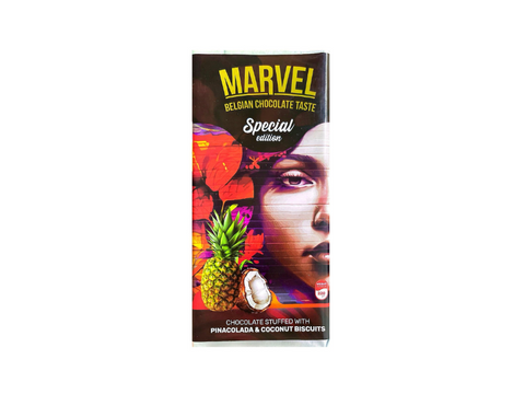 Marvel Dubai Trend Chocolate - Chocolate With Pinacolada & Coconut Biscuits Kunafa 220g