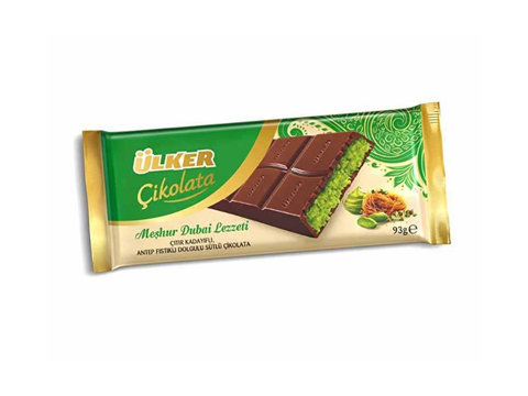 Ulker Dubai Chocolate with Antep Pistachio 93g