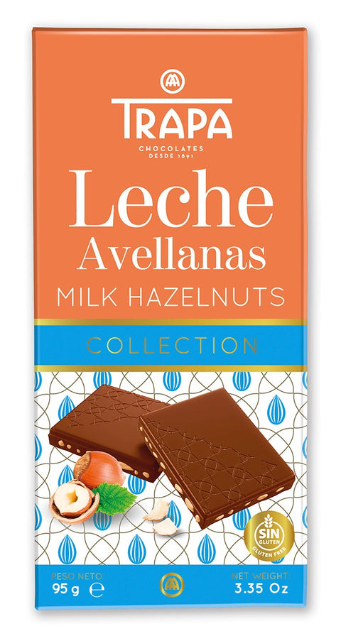 TRAPA Leche Avellanas Hazelnut Milk Collection 95g