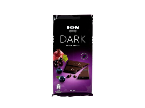 ION Classic Dark Chocolate With Super Fruits 90gm