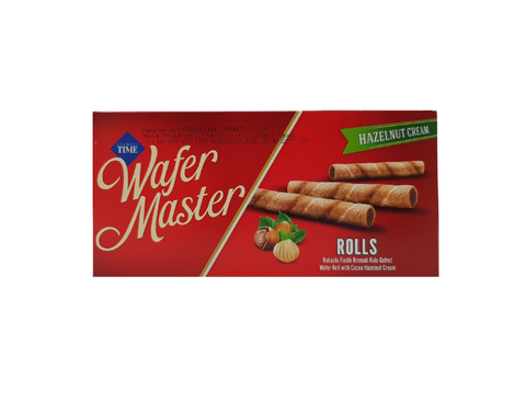 Time Master Wafer Hazelnut Cream Rolls 65g