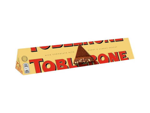 Toblerone Milk Chocolate With Honey & Almond Nogat 100 gm