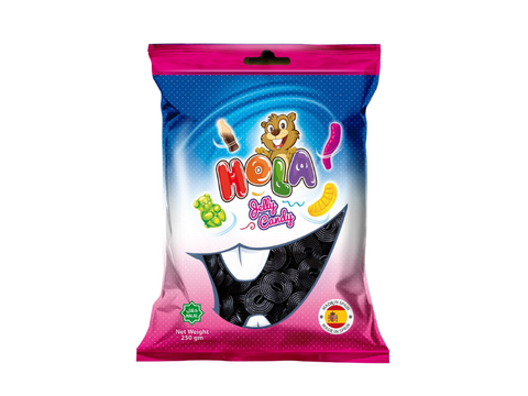 Candy Hola Licorice weel Jelly Candy 250 gm