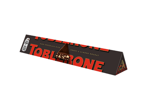 Toblerone Dark Chocolate With Honey & Almond Nogat 100 gm