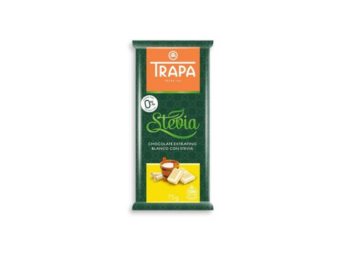 Trapa Stevia White Chocolate 75g