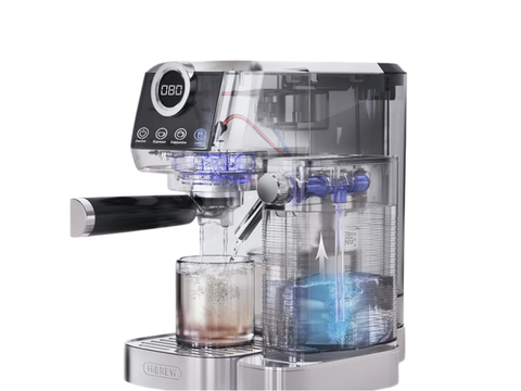 HiBREW Semi Automatic Coffee Machine Stainless Steels H13A