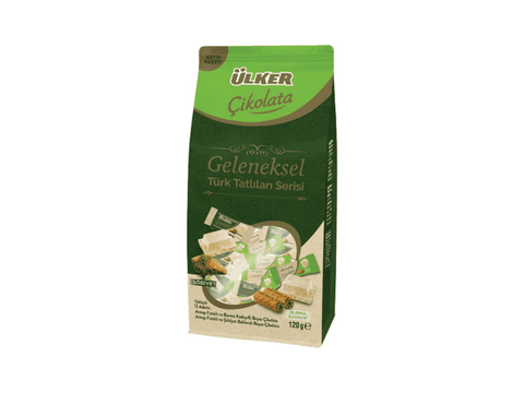 Ülker White Chocolate With Pistachio and Baklava 120g