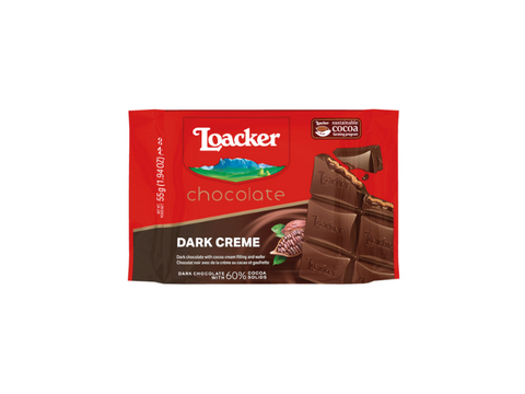 Loacker Chocolate Bar Dark Creme 55g