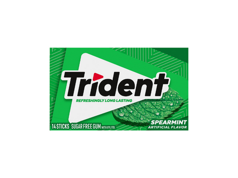 Trident Sugar Free Sprearmint 14 Sticks (Imported)