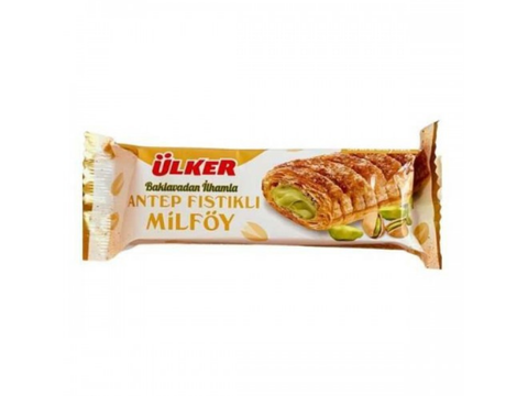 Ülker Puff Pastry With Pistachio Cream 28g