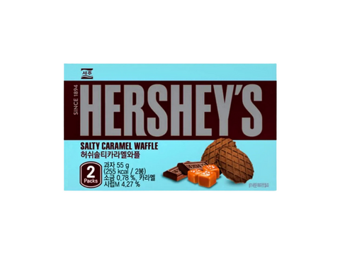 Hershey's SALTY CARAMEL Waffle Biscuit  55g