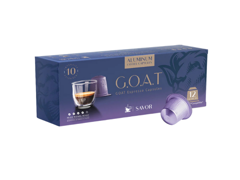 G.O.A.T Savor Espresso Capsules - 12 Capsules