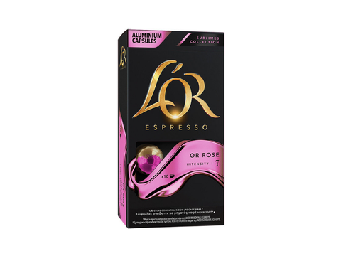 L'or OR Rose Coffee Capsules - 10 Capsules