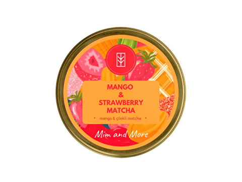 Mim and More Mango & Strawberry Matcha 25g