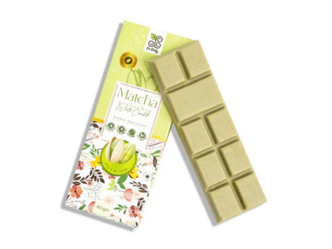 Dr.Baby Matcha Pistachio White Chocolate Bar 40g - CAFELAX