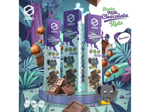 Zero Kids Stevia Milk Chocolate With Hazelnut 25g