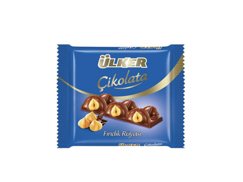 Ulker Chocolate With Hazelnut Cream Filling 75g