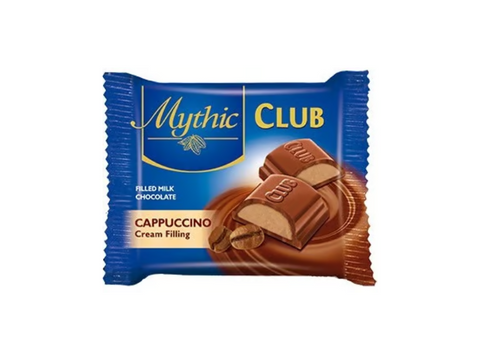 Mythic Club Milk Chocolate With Cappuccino Cream Filling 35g