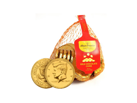 Albert foiled Milk Chocolate Coins 75g