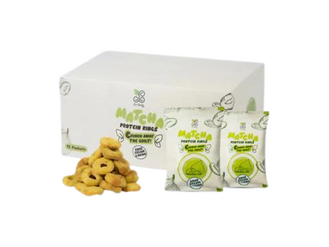 Dr.Baby Matcha Sour Cream & Onions Protein Rings - 60 Gram - 12 Pieces