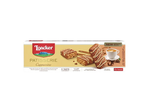 Loacker Patisserie Cappuccino Chocolate Wafer 100g