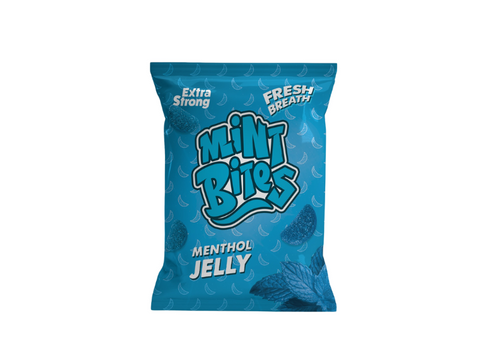 Mint Bites Fresh Breath Menthol Jelly Extra Strong 25g