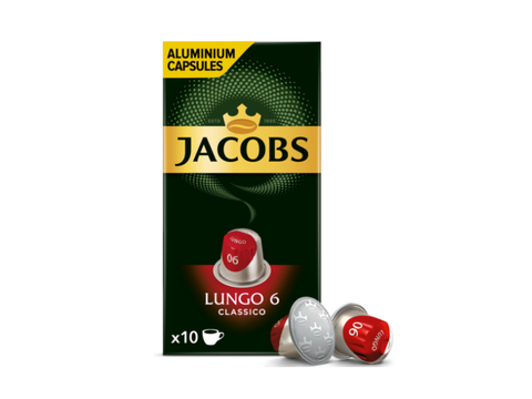 Jacobs Lungo Classico Coffee Capsules - 10 Capsules