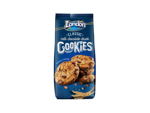 London Biscuits Classic Milk Chocolate Chunk Cookies 160g