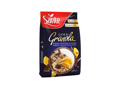 Sante Gold Granola Belgian Chocolate & Orange 300g