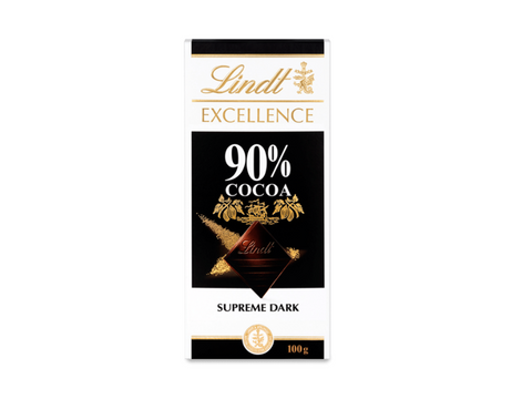 Lindt Excellence 90% Dark Chocolate 100g