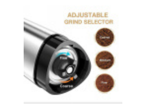 Manual Coffee Grinder With Adjustable Conical Ceramic Burr