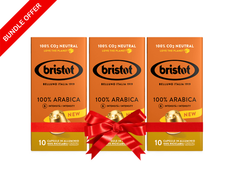 Bundle Offer | 3 Packs of Bristot  100% Arabica Coffee Capsules