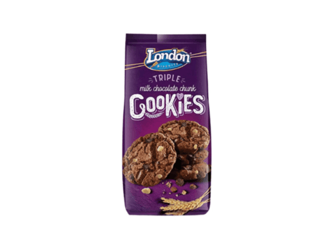 London Biscuits Tripple Milk Chocolate Chunk Cookies 160g