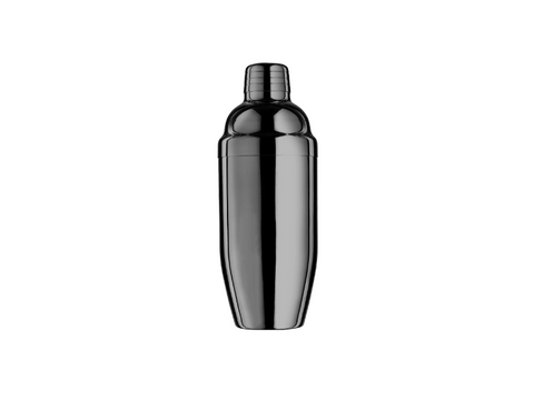 Stainless Steel Cocktail Shaker - Black Chrome 700 Ml