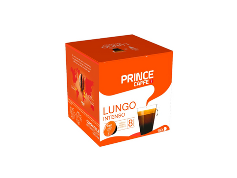 Prince Caffe Lungo Intenso Dolce Gusto Coffee Capsules - 16 Capsules