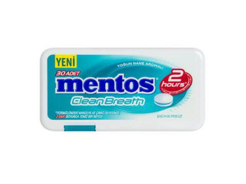 Mentos 2 Hours Clean Breath Intensive Mint 21g