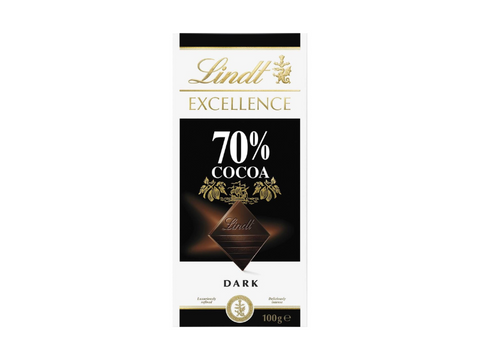 Lindt Excellence 70% Dark Chocolate 100g