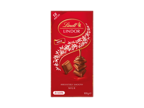 Lindt Lindor Milk Chocolate 100g