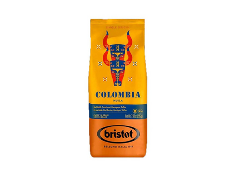 Bristot Single Origin Colombia Whole Beans Coffee 225g