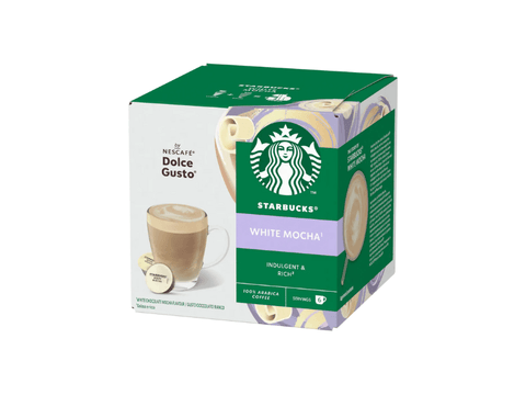 Starbucks White Mocha Dolce Gusto Coffee Capsules - 12 Capsules - CAFELAX