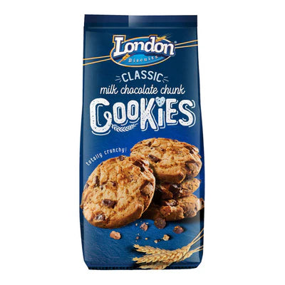 London Biscuits Classic Milk Chocolate Chunk Cookies 160g