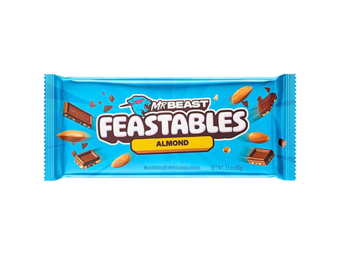 Mr Beast Feastables Almond Chocolate Bar 60g