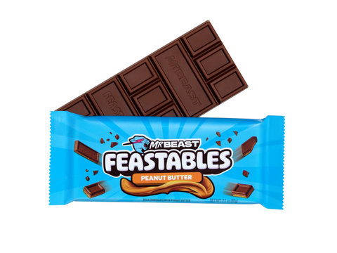 Mr Beast Feastables Beanut Butter Chocolate Bar 60g