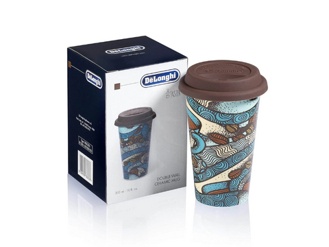 Delonghi Ceramic Double-Wall Mug - 300ml - CAFELAX