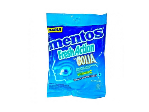 Mentos Fresh Action Golia Mint with Vitamin C bag 100g